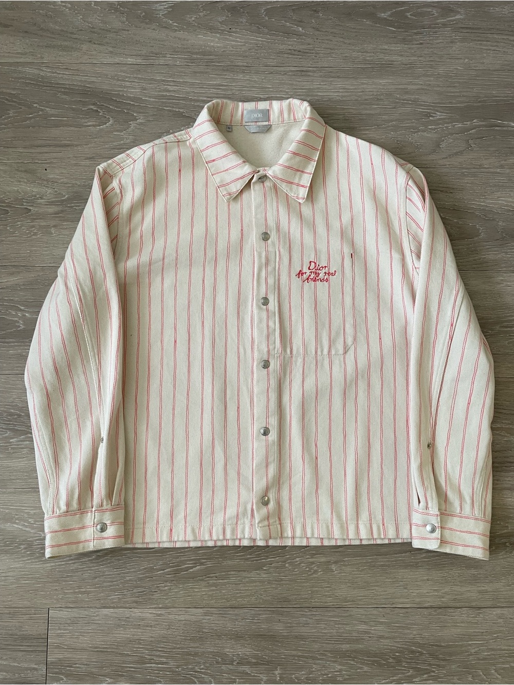 Dior striped button down jacket